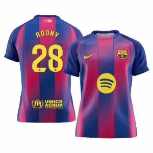ROONY #28 Barcelona Home Soccer Jersey 2025/26