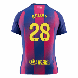 ROONY #28 Barcelona Home Soccer Jersey 2025/26 - Image 2