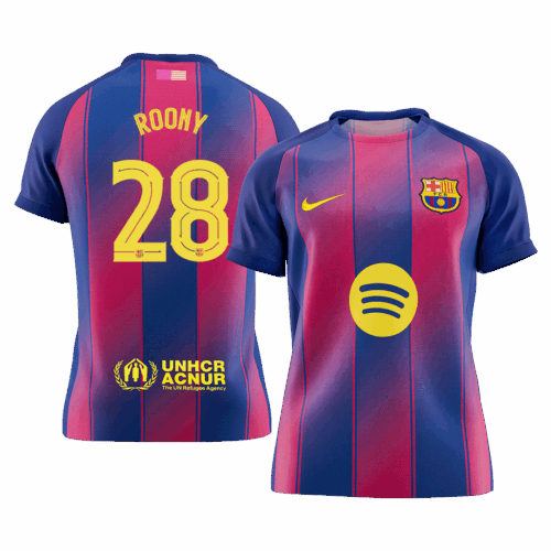 ROONY #28 Barcelona Home Soccer Jersey 2025/26 - UCL