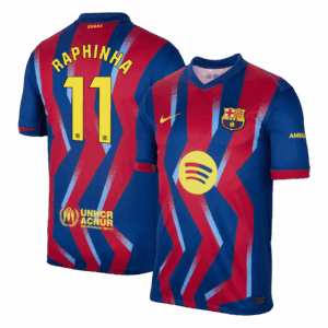 RAPHINHA #11 Barcelona Fourth Away Soccer Jersey 2025/26