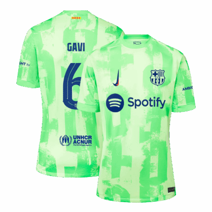GAVI #6 Barcelona Third Away Soccer Jersey -UCL