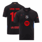 LAMINE YAMAL #19 Barcelona Away Soccer Jersey -UCL (Spotify Logo Without Text)