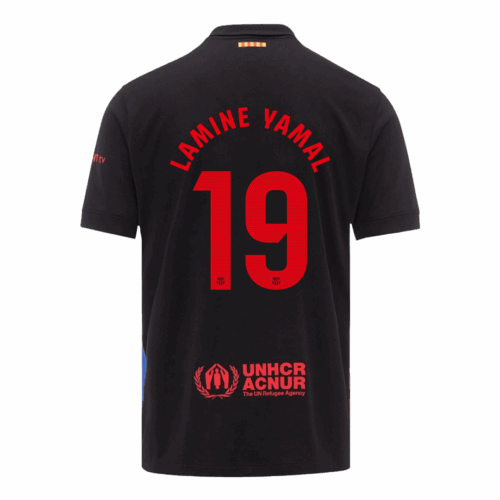 LAMINE YAMAL #19 Barcelona Away Soccer Jersey