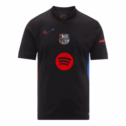 Barcelona Away Soccer Jersey - Spotify Logo Without Text