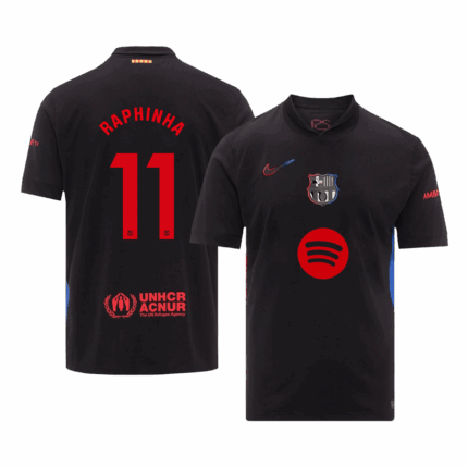 RAPHINHA #11 Barcelona Away Soccer Jersey