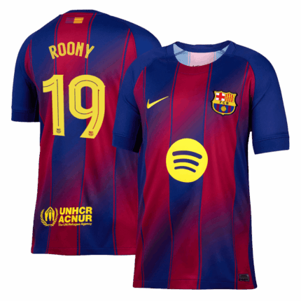ROONY #19 Barcelona Home Soccer Jersey 2025/26 - UCL