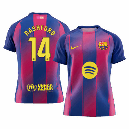 RASHFORD #14 Barcelona Home Soccer Jersey 2025/26