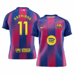 RAPHINHA #11 Barcelona Home Soccer Jersey 2025/26