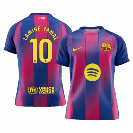 LAMINE YAMAL #10 Barcelona Home Soccer Jersey 2025/26