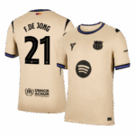 F.DE JONG #21 Barcelona Away Soccer Jersey 2025/26 -UCL