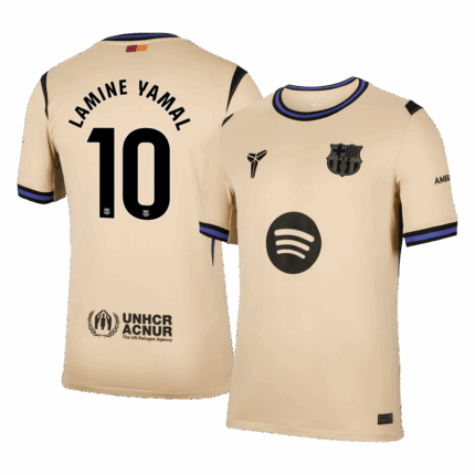 LAMINE YAMAL #10 Barcelona Away Soccer Jersey 2025/26