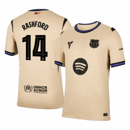 RASHFORD #14 Barcelona Away Soccer Jersey 2025/26 -UCL