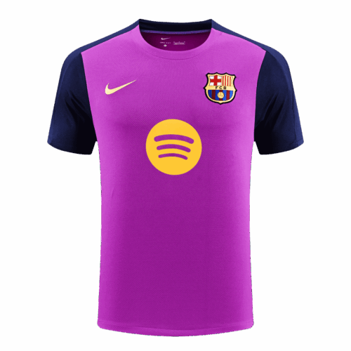 Barcelona Pre-Match Soccer Jersey 2025/26 Purple