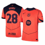 ROONY #28 Barcelona Third Away Soccer Jersey 2025/26
