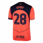 ROONY #28 Barcelona Third Away Soccer Jersey 2025/26 - Image 3