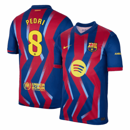 PEDRI #8 Barcelona Fourth Away Soccer Jersey 2025/26
