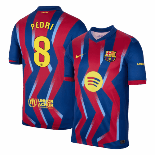 PEDRI #8 Barcelona Fourth Away Soccer Jersey 2025/26