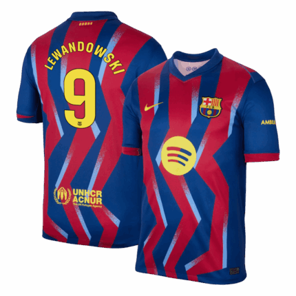 LEWANDOWSKI #9 Barcelona Fourth Away Soccer Jersey 2025/26