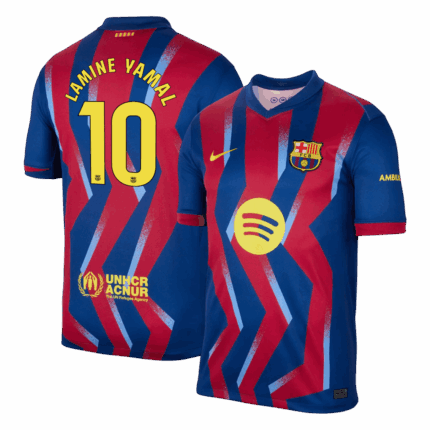 LAMINE YAMAL #10 Barcelona Fourth Away Soccer Jersey 2025/26