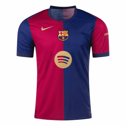 Barcelona Home Soccer Jersey - Spotify Logo Without Text