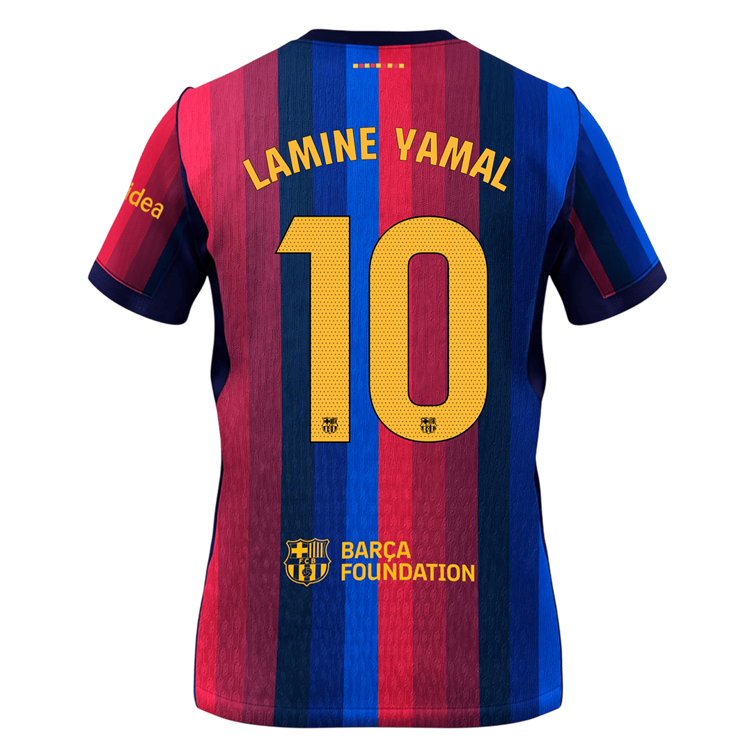 705362_2 LAMINE YAMAL #10 Barcelona Home Soccer Jersey 2026/27