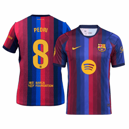 PEDRI #8 Barcelona Home Soccer Jersey 2026/27