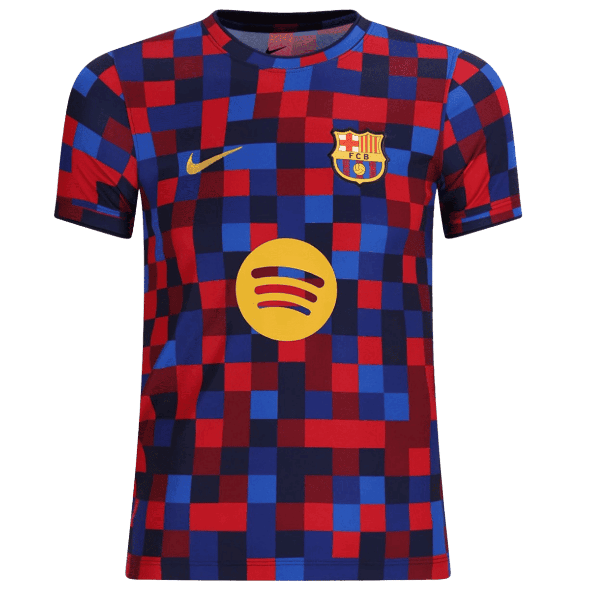 711135_1 Barcelona Pre-Match Soccer Jersey 2026/27 Red&Blue