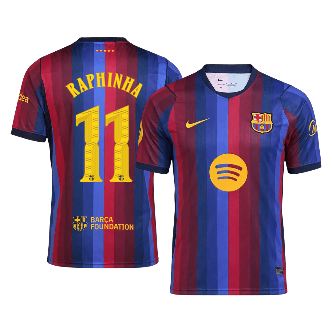 713114_1 RAPHINHA #11 Barcelona Home Soccer Jersey 2026/27 -UCL