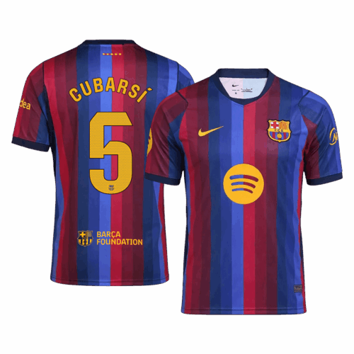 CUBARSÍ #5 Barcelona Home Soccer Jersey 2026/27