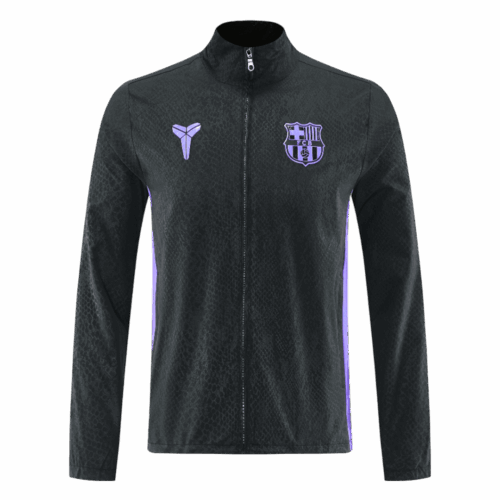 Barcelona Windbreaker Jacket 2025/26 - Black