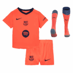 Barcelona Third Away Kids Soccer Jerseys Full Kit 2025/26