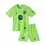 Barcelona Third Away Kids Soccer Jerseys Kit - UCL (Spotify Logo Without Text) - Image 3