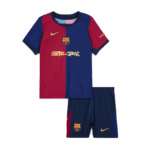 Barcelona X Travis Scott Home Kids Soccer Jerseys Kit