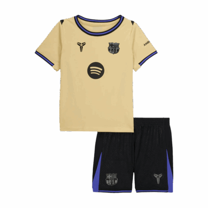 Barcelona Away Kids Soccer Jerseys Kit 2025/26