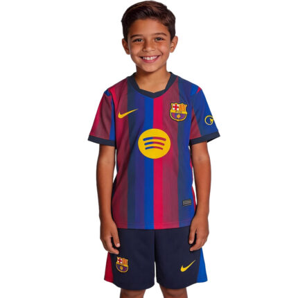 Barcelona Home Kids Soccer Jerseys Kit 2026/27