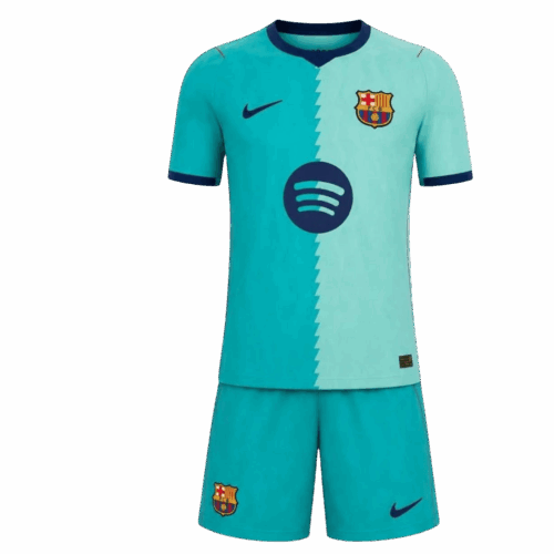 Barcelona Third Away Kids Soccer Jerseys Kit 2026/27