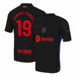 LAMINE YAMAL #19 Barcelona Away Authentic Soccer Jersey