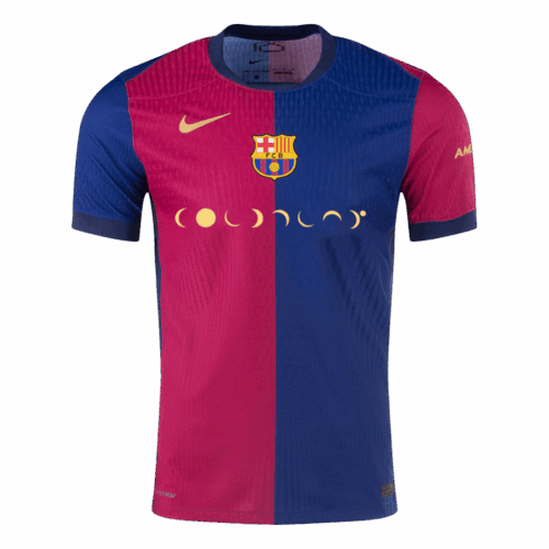 Barcelona Home Authentic Soccer Jersey - COLDPLAY