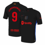 LEWANDOWSKI #9 Barcelona Away Authentic Soccer Jersey