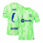 GAVI #6 Barcelona Third Away Authentic Soccer Jersey - UCL