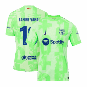 LAMINE YAMAL #19 Barcelona Third Away Authentic Soccer Jersey - UCL