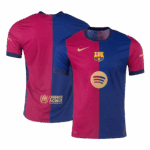 Barcelona Home Authentic Soccer Jersey - 125th Anniversary(Spotify Logo Without Text)