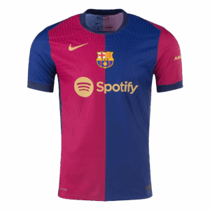 RAPHINHA #11 Barcelona Home Authentic Soccer Jersey- UCL - Image 2