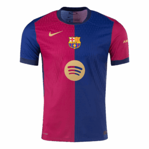 RAPHINHA #11 Barcelona Home Authentic Soccer Jersey - UCL(Spotify Logo Without Text) - Image 2