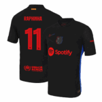RAPHINHA #11 Barcelona Away Authentic Soccer Jersey - UCL