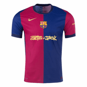 Barcelona X Travis Scott Home Authentic Soccer Jersey
