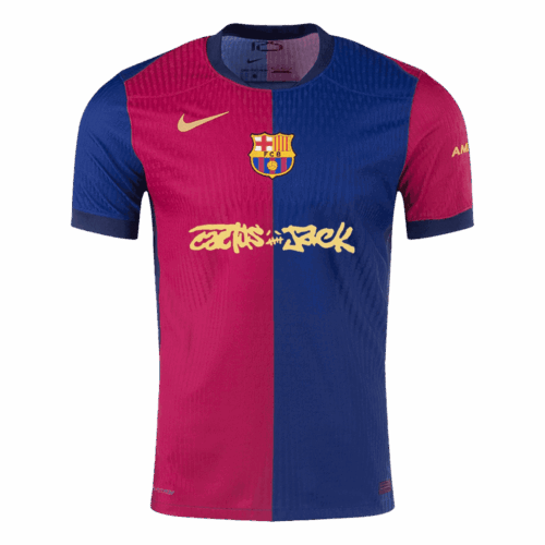 Barcelona X Travis Scott Home Authentic Soccer Jersey