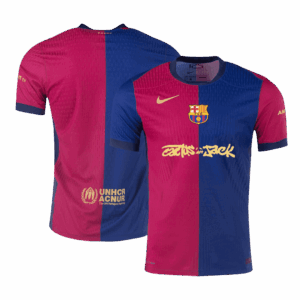 Barcelona X Travis Scott Home Authentic Soccer Jersey - Image 3