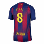 591836_3 PEDRI #8 Barcelona Home Authentic Soccer Jersey 2025/26