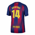 593270_3 RASHFORD #14 Barcelona Home Authentic Soccer Jersey 2025/26 - UCL